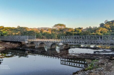 Gobierno habilita puente provisional Titihuapa, mientras construyen estructura permanente