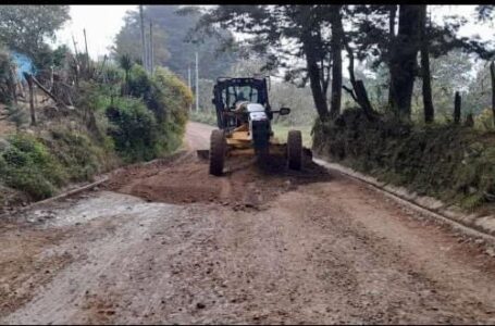 Avanza pavimentación de calle hacia sector de Las Pilas, Chalatenango