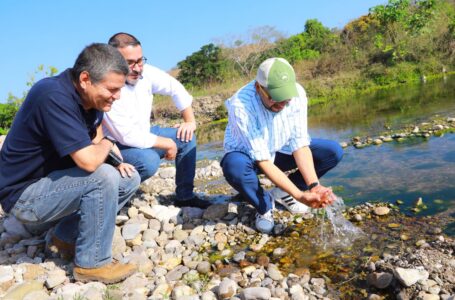 ANDA verifica captación de agua para garantizar servicio en El Paraíso, Chalatenango