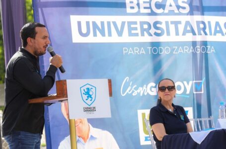 César Godoy lanza becas universitarias para jóvenes y adultos bachilleres de Zaragoza