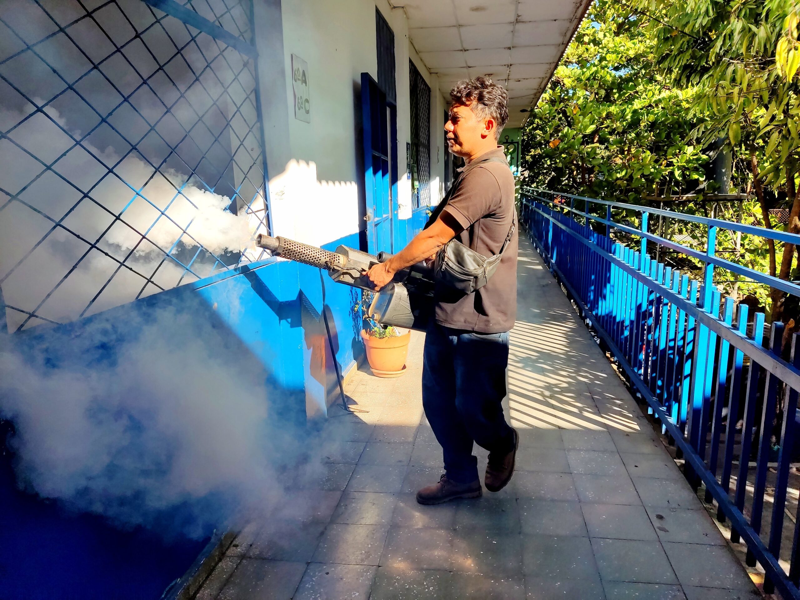 Zaragoza lleva a cabo una jornada de fumigación en centros escolares públicos y colegios
