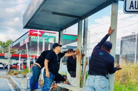 Instalan parada de autobuses en colonia Los Cedros, de Zaragoza