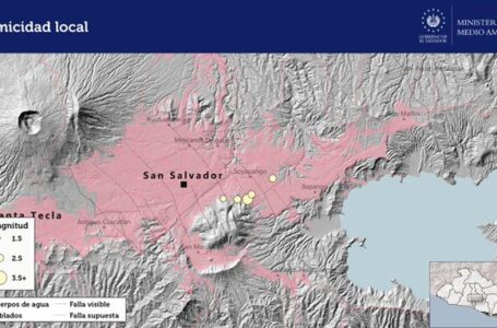 Medio Ambiente registra serie de pequeños sismos en Soyapango