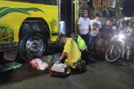 Imprudencia de busero de ruta 119 provoca la amputación de una pierna de peatón
