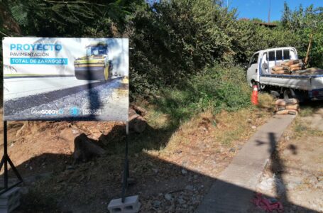 Inicia construcción de pasaje en comunidad Vista Hermosa, de Zaragoza