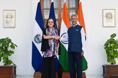 Cancilleres de India y El Salvador se reúnen en Nueva Delhi