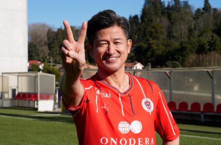 Kazu Miura ficha por el fútbol portugués a sus 55 años