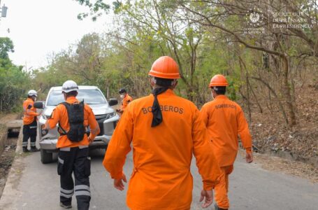 Protección Civil verifica rutas de evacuación en volcán Chaparrastique