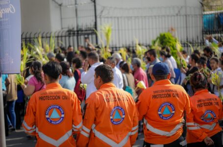 Protección Civil activada el Domingo de Ramos en San Salvador