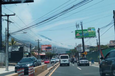 Autoridades sofocan incendio en Volcán de San Salvador