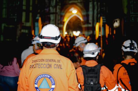 Protección Civil desplegó dispositivo de seguridad en Procesión del Silencio
