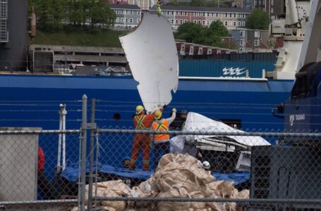 Los restos del sumergible Titan recuperados llegan a Canadá