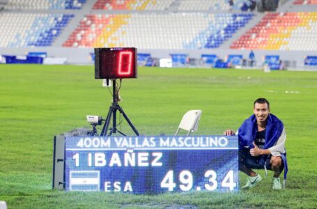 Quinta medalla de oro en San Salvador 2023 a la velocidad de Ibáñez
