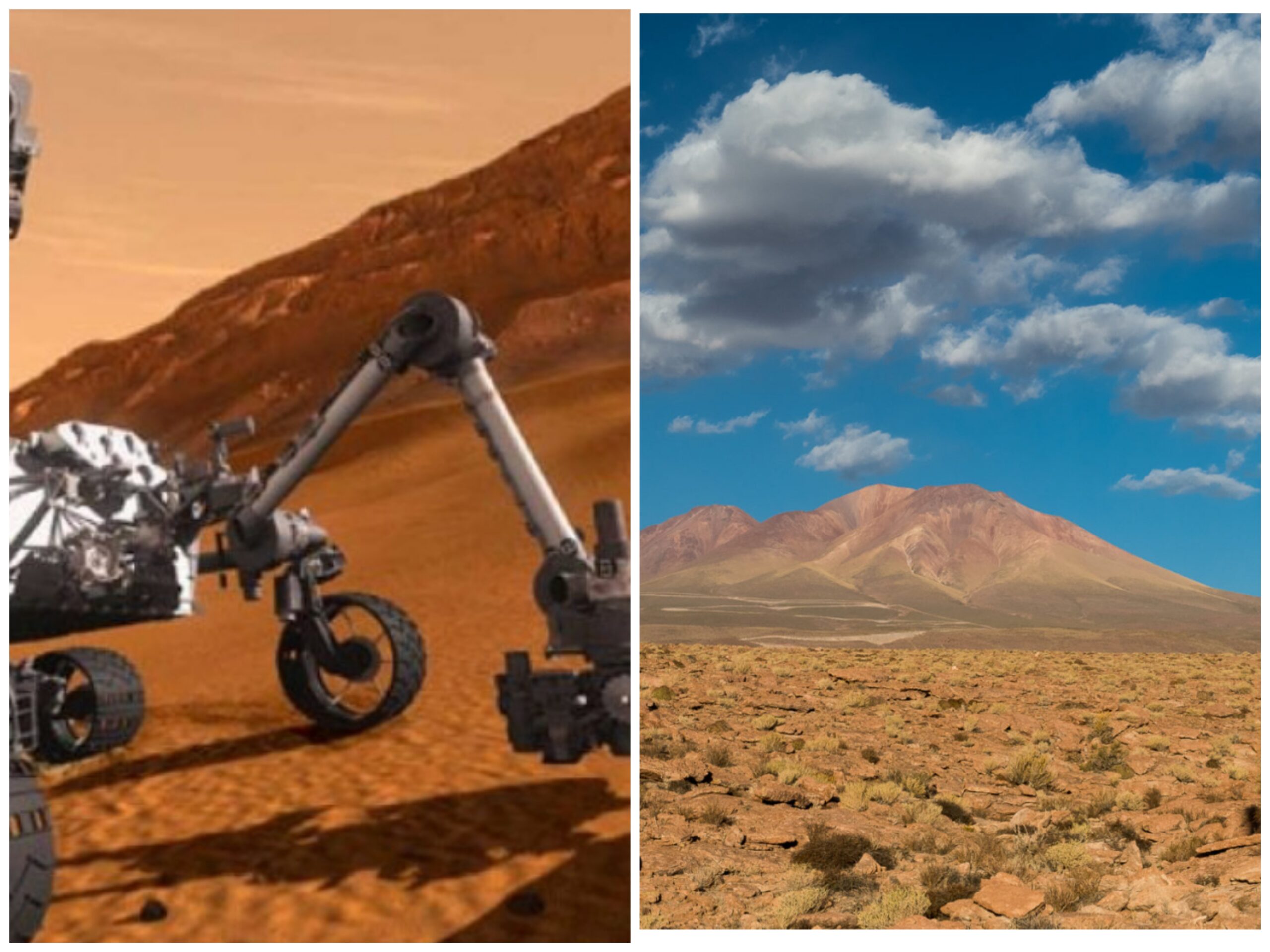 Zona del desierto de Atacama, ideal para buscar vida marciana