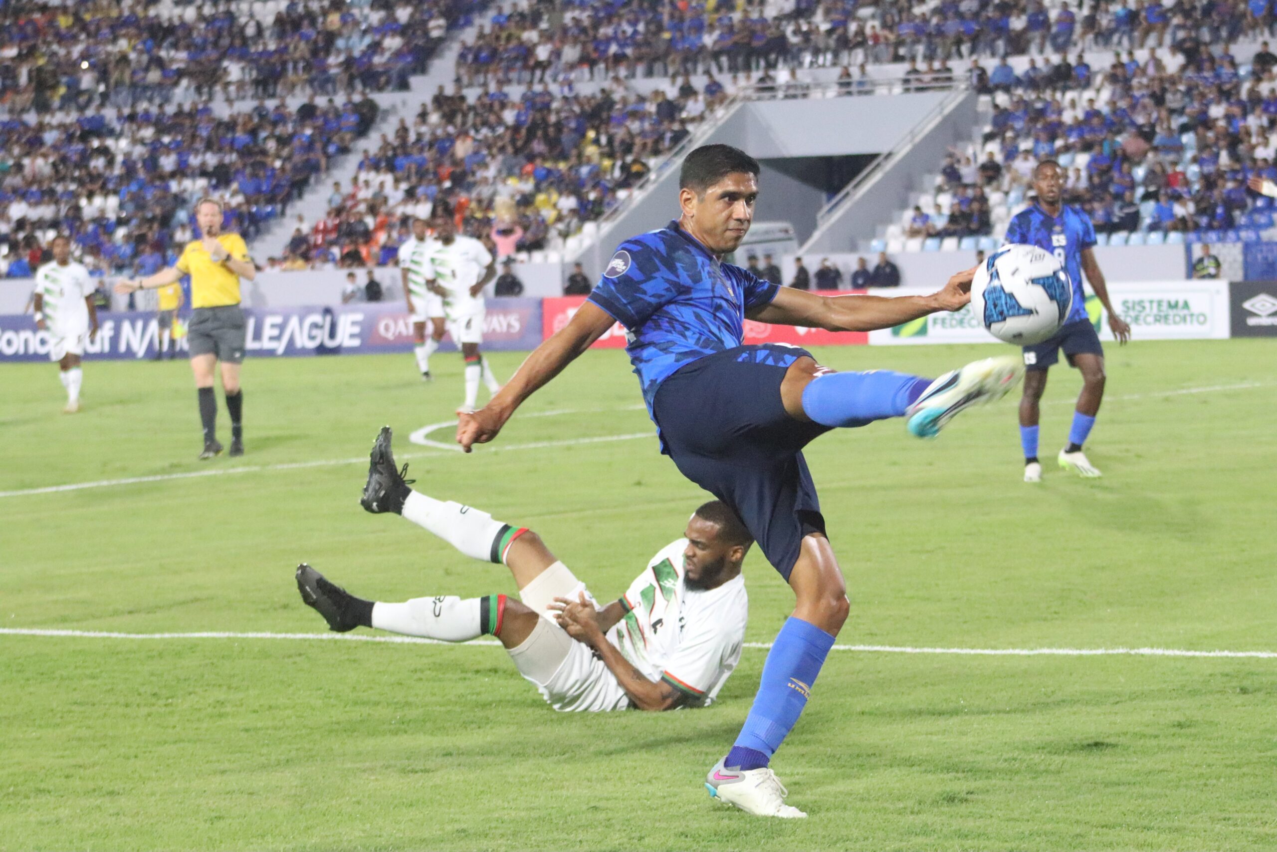 El Salvador apenas sumó un punto en liga de Naciones