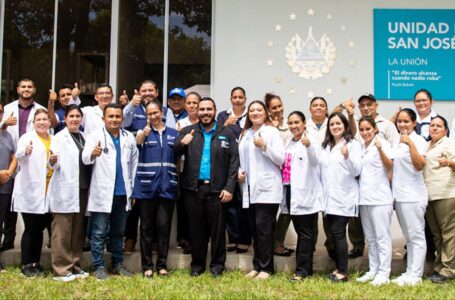 Entregan nuevas instalaciones de unidad de salud en San José La Fuente, La Unión