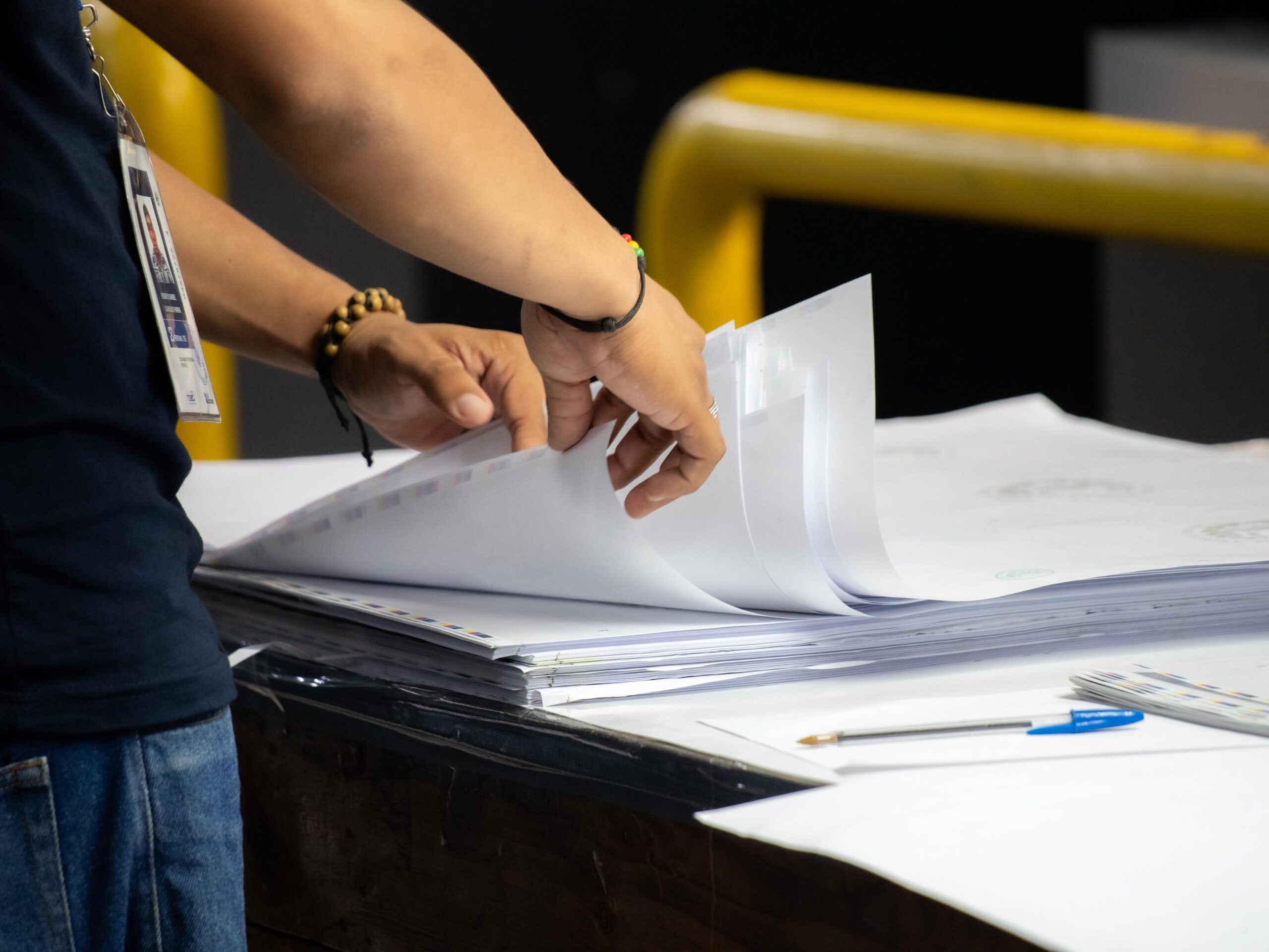 TSE inició impresión de papeletas para elecciones de 2024