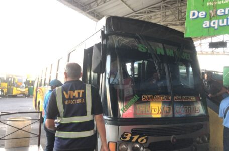 El VMT inspecciona que los conductores de transporte colectivo cobren la tarifa autorizada