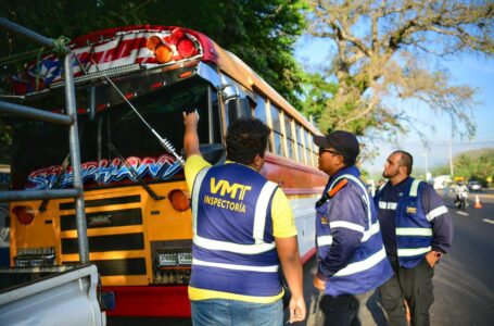 El VMT desarrolla operativo para identificar el transporte ilegal