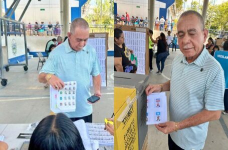 Salvador Menéndez brinda su voto a Nayib Bukele  