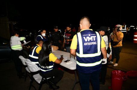 VMT identifica a cinco conductores temerarios durante operativos antidopaje nocturnos
