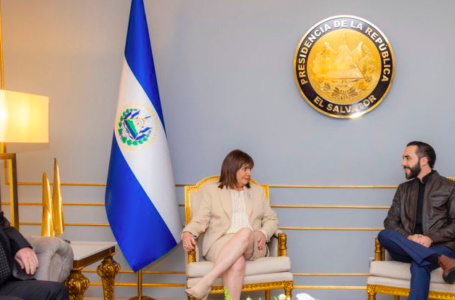 Presidente Bukele recibe a ministra de Seguridad argentina