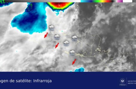 Lluvias persisten en la zona central y paracentral, informa el Ministerio de Medio Ambiente