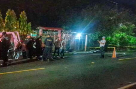 Accidente en San Vicente deja un fallecido y cinco lesionados
