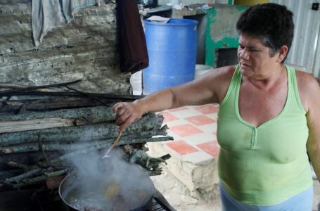 Un 10 % de salvadoreños sigue utilizando leña para cocinar