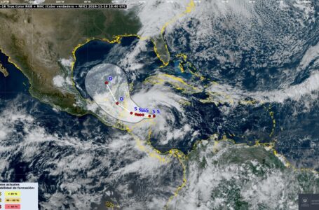 Emiten aviso por lluvias debido a influencia de la tormenta tropical Sara